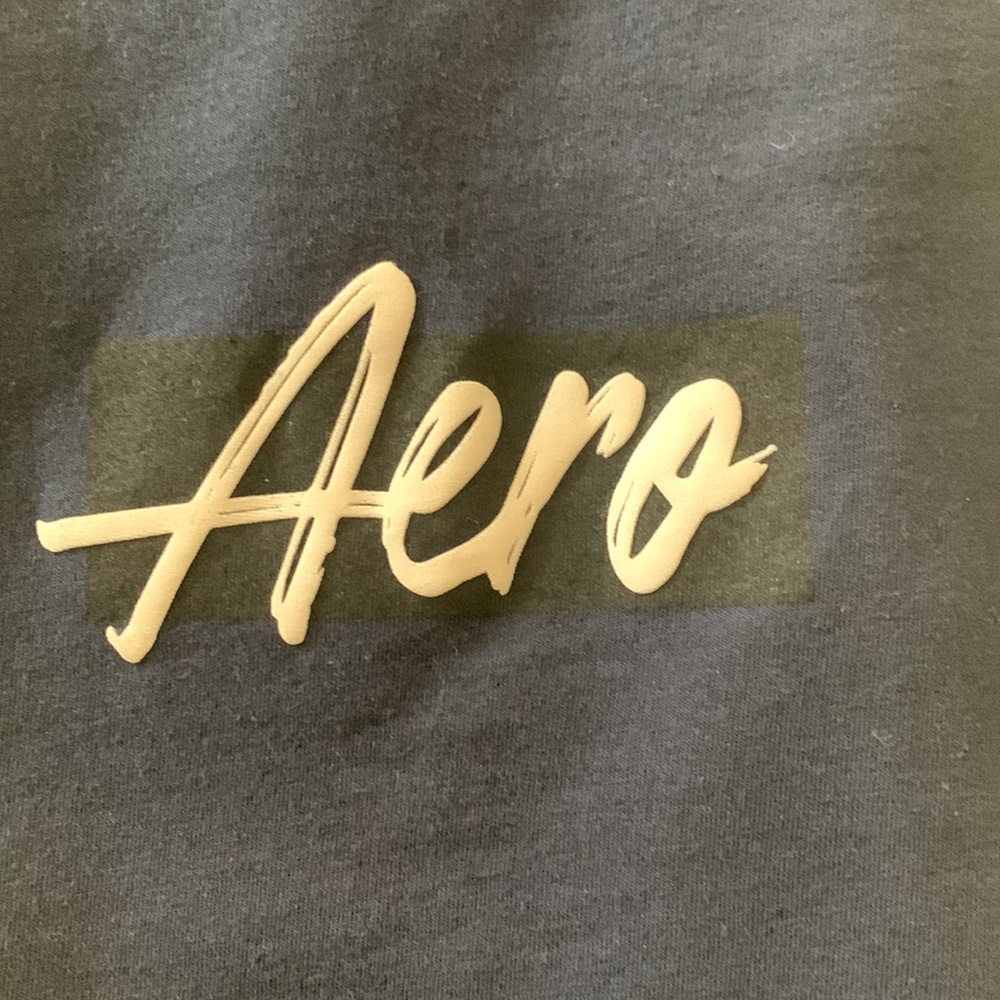Mens Blue Aeropostale Graphic Tee Shirt - Picture 2 of 5